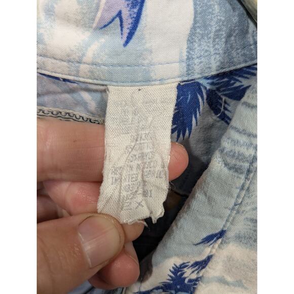 Vtg Weekender Camp Shirt Mens 2XL Boats All Over Print Cabana Lounge Speedboats - Picture 3 of 9